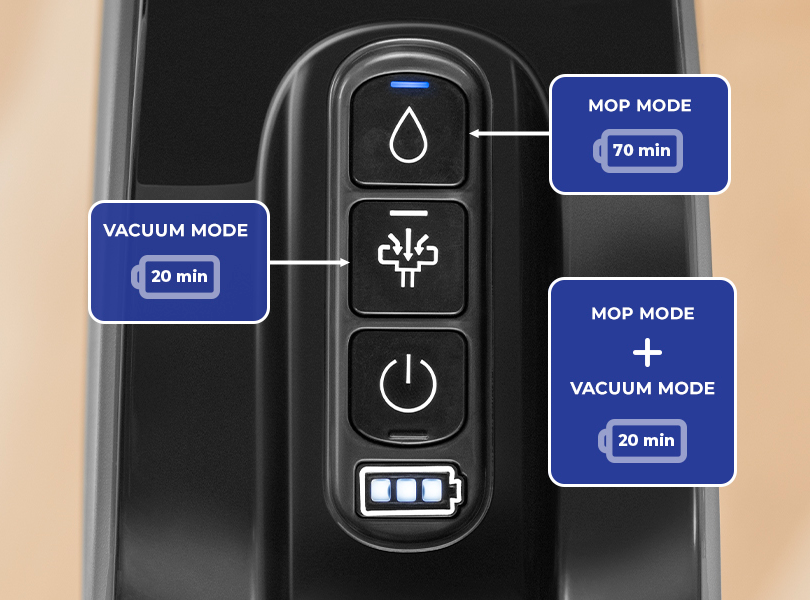 BISSELL SpinWave - Aspiradora 3 en 1, Automática y de Mano (Superligera y Portátil)
