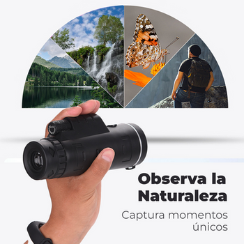 Telescopio Portátil con Visión Nocturna